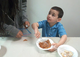 RAD Mother's Day Party Snack Time.