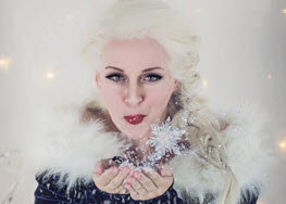 Ellie English as Snow Queen