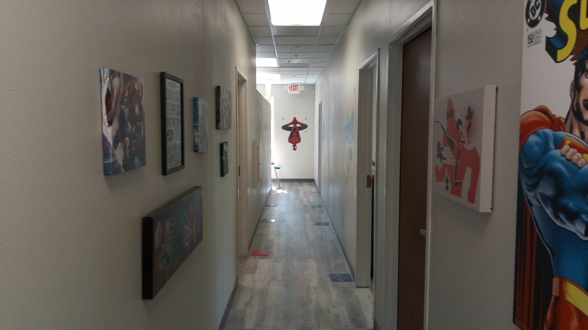 Superhero Hallway