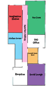 Enrichment Center Floor Plan